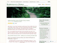 Tablet Screenshot of bernicewood.wordpress.com