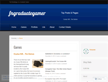Tablet Screenshot of fngraduategamer.wordpress.com