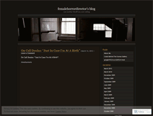 Tablet Screenshot of femalehorrordirector.wordpress.com