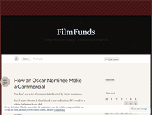 Tablet Screenshot of filmfunds.wordpress.com