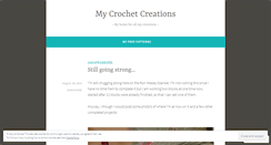 Desktop Screenshot of mycrochetcreations.wordpress.com