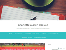 Tablet Screenshot of charlotteandme.wordpress.com