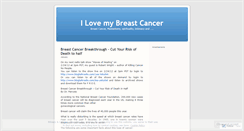 Desktop Screenshot of breastcancernmastectomy.wordpress.com