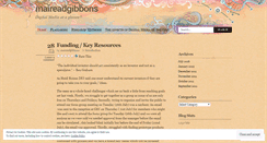 Desktop Screenshot of maireadgibbons.wordpress.com