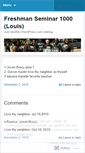 Mobile Screenshot of frsm1000louis.wordpress.com