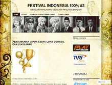 Tablet Screenshot of mencaripahlawan.wordpress.com