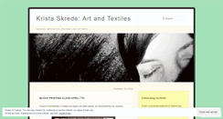Desktop Screenshot of kristaskrede.wordpress.com
