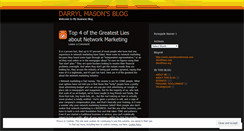 Desktop Screenshot of darrylmason.wordpress.com