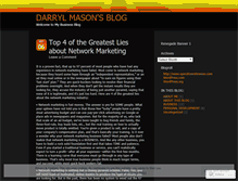 Tablet Screenshot of darrylmason.wordpress.com