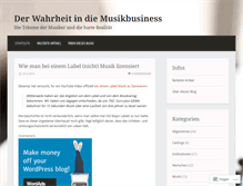 Tablet Screenshot of derwahrheit.wordpress.com