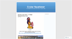 Desktop Screenshot of cruisevacationergramercypark.wordpress.com