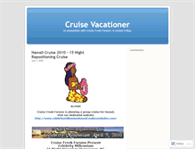 Tablet Screenshot of cruisevacationergramercypark.wordpress.com