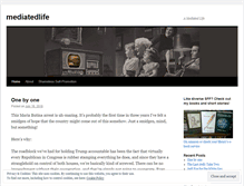 Tablet Screenshot of mediatedlife.wordpress.com