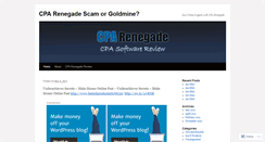 Desktop Screenshot of cparenegadescam.wordpress.com