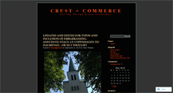 Desktop Screenshot of crustandcommerce.wordpress.com