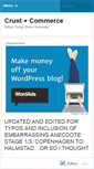 Mobile Screenshot of crustandcommerce.wordpress.com
