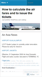 Mobile Screenshot of faresandticketing.wordpress.com