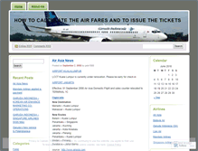 Tablet Screenshot of faresandticketing.wordpress.com