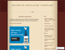 Tablet Screenshot of circulacionyprestamobpp.wordpress.com