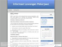 Tablet Screenshot of infojobvacancy.wordpress.com