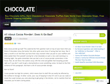 Tablet Screenshot of chocolateus.wordpress.com