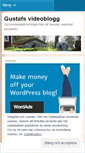 Mobile Screenshot of gustafsvideoblogg.wordpress.com
