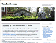 Tablet Screenshot of gustafsvideoblogg.wordpress.com
