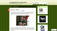 Desktop Screenshot of anappetiteforadventure.wordpress.com