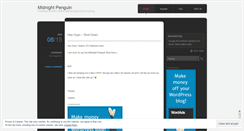 Desktop Screenshot of midnightpenguin.wordpress.com
