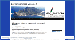 Desktop Screenshot of lausanne3.wordpress.com
