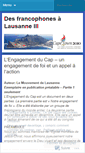 Mobile Screenshot of lausanne3.wordpress.com