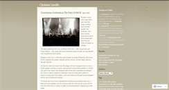 Desktop Screenshot of christinelavelle.wordpress.com