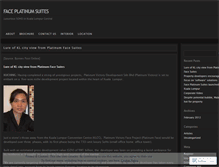 Tablet Screenshot of faceplatinumsuites.wordpress.com