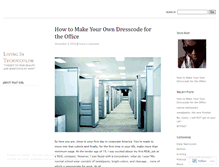 Tablet Screenshot of livingintechnicolor.wordpress.com
