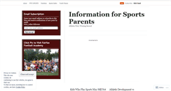 Desktop Screenshot of ffxsportsparents.wordpress.com