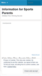 Mobile Screenshot of ffxsportsparents.wordpress.com