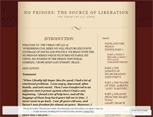 Tablet Screenshot of noprisons.wordpress.com