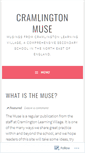 Mobile Screenshot of cramlingtonmuse.wordpress.com