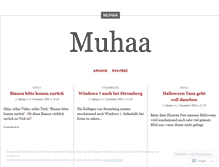 Tablet Screenshot of muhaa.wordpress.com