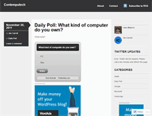Tablet Screenshot of contemputech.wordpress.com