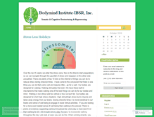 Tablet Screenshot of bodymindinstitute.wordpress.com