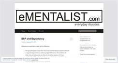 Desktop Screenshot of ementalist.wordpress.com
