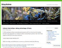 Tablet Screenshot of kkaydotme.wordpress.com