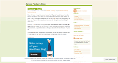 Desktop Screenshot of jamesporter.wordpress.com