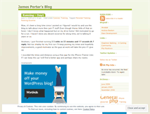 Tablet Screenshot of jamesporter.wordpress.com