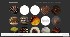 Desktop Screenshot of makingchocolates.wordpress.com