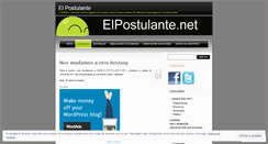 Desktop Screenshot of elpostulante.wordpress.com