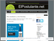 Tablet Screenshot of elpostulante.wordpress.com