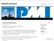 Tablet Screenshot of pmisoc.wordpress.com