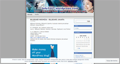 Desktop Screenshot of info1001.wordpress.com